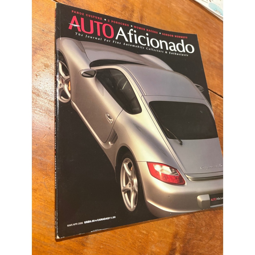 AutoAficionado Magazine Vol 2 No 2 March/April 2006 Porsche Cayman S Panoz
